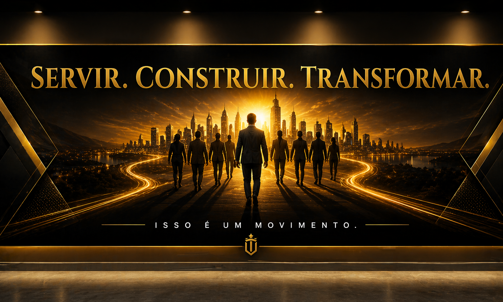 Servir. Construir. Transformar. — Isso é um movimento.